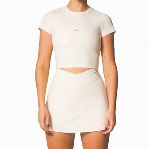 437 US Medium Warmup Top Crème